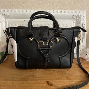 Walt Disney x Bioworld Mickey Mouse Satchel Handbag w/ Removable Shoulder Strap